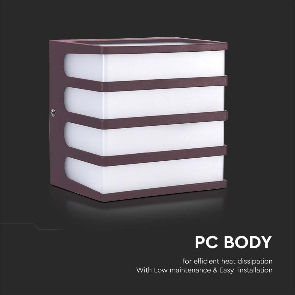 V-TAC Lampada LED da Muro a Lanterna 8W Moderna Colore Corten 4000K IP65 V-TAC Lampada LED da Muro a Lanterna 8W Moderna Colore Corten 4000K IP65